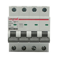 Fusibile automatico MCB 4P 20A 415VAC Longroad