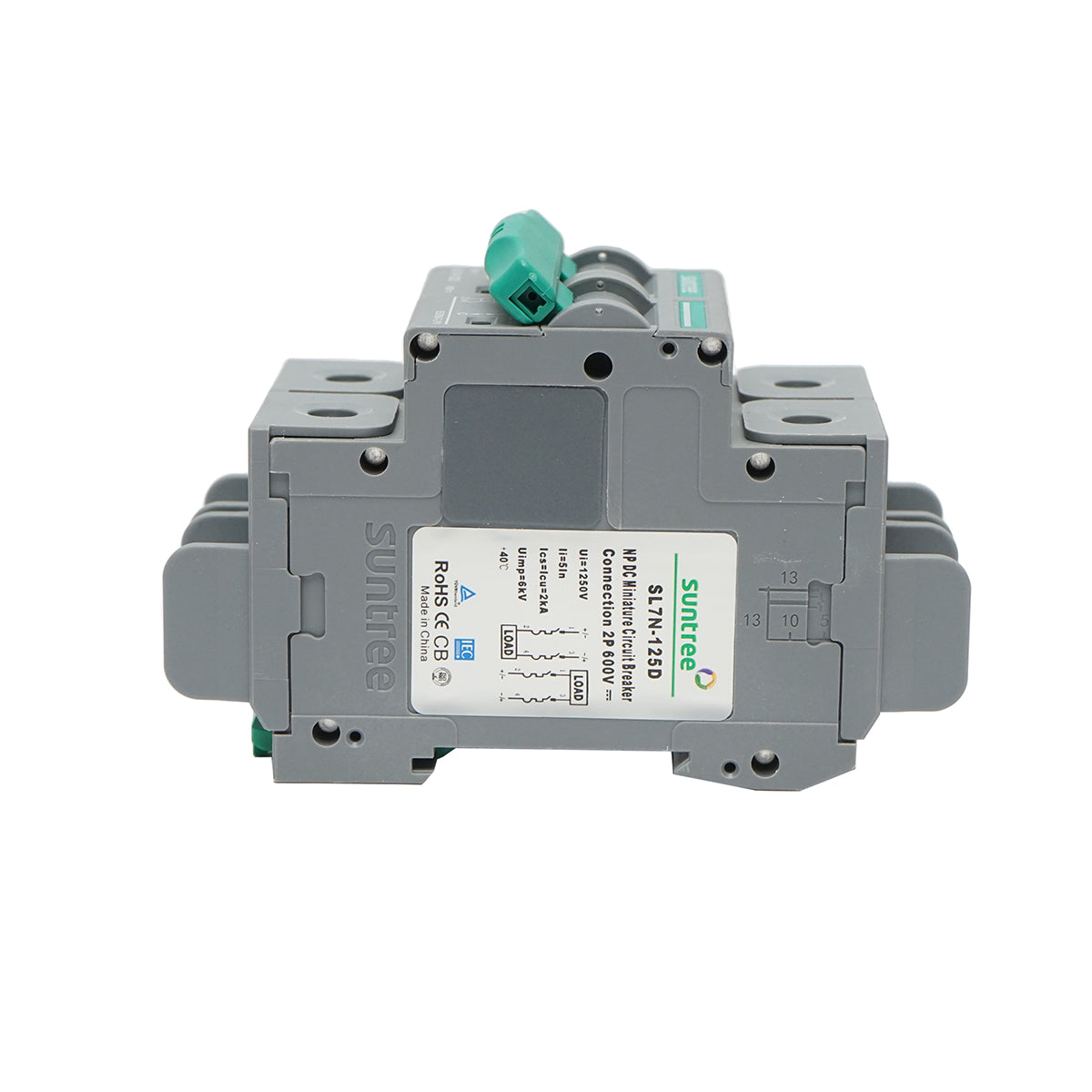 Fusibile automatico per pannelli solari 2P, 125A 600VAC Suntree