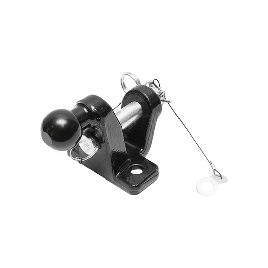 Gancio di traino con bullone, sfera e fermo di sicurezza, carico massimo 3500 kg