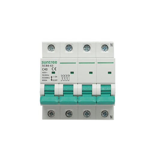 Interruttore automatico tipo 3P+N, 40A 400VAC Suntree