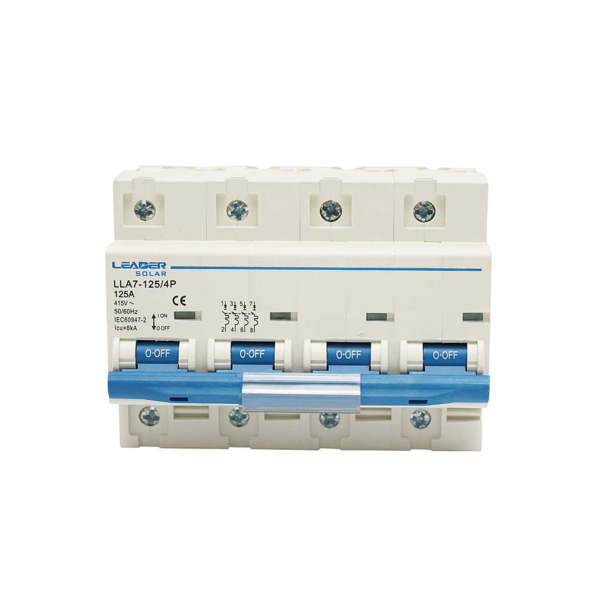Interruttore automatico tipo 4P-125A-415VAC Leader