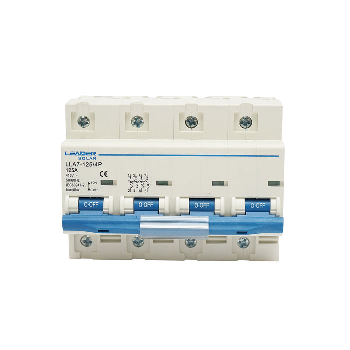 Interruttore automatico tipo 4P-125A-415VAC Leader