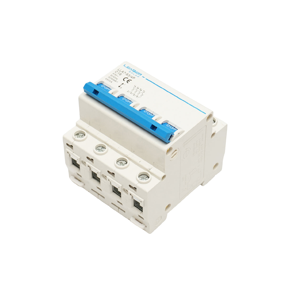 Interruttore automatico tipo 4P-16A-415VAC Leader