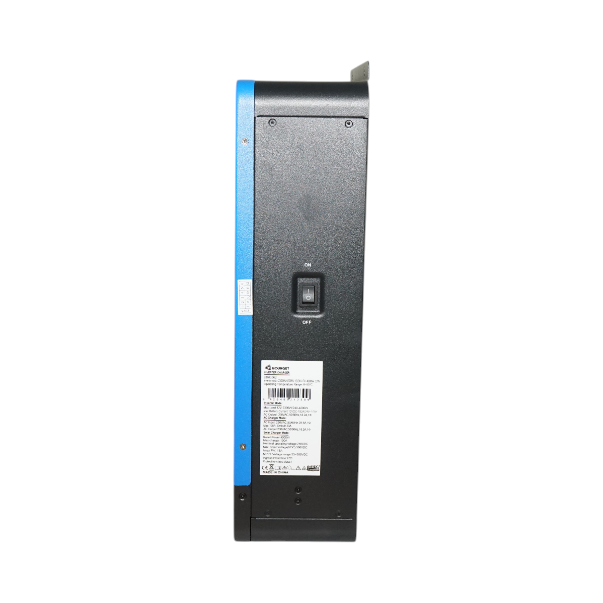 Inverter solare ibrido 12V/2,3kW-24V/4,2kW, 100A MPPT, monofase, OFF-GRID IP21 Bourget