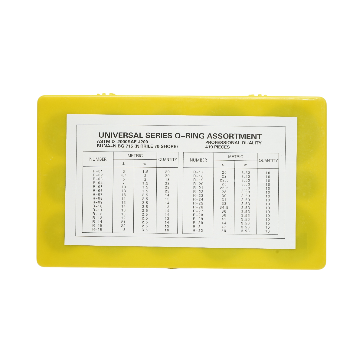 Kit O-ring 419 pezzi Breckner Germany