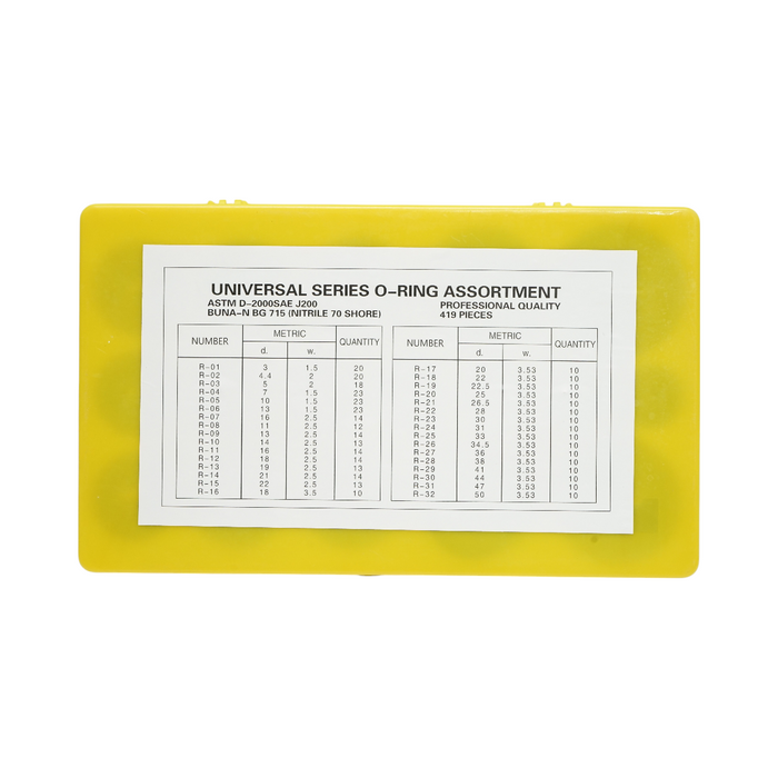 Kit O-ring 419 pezzi Breckner Germany