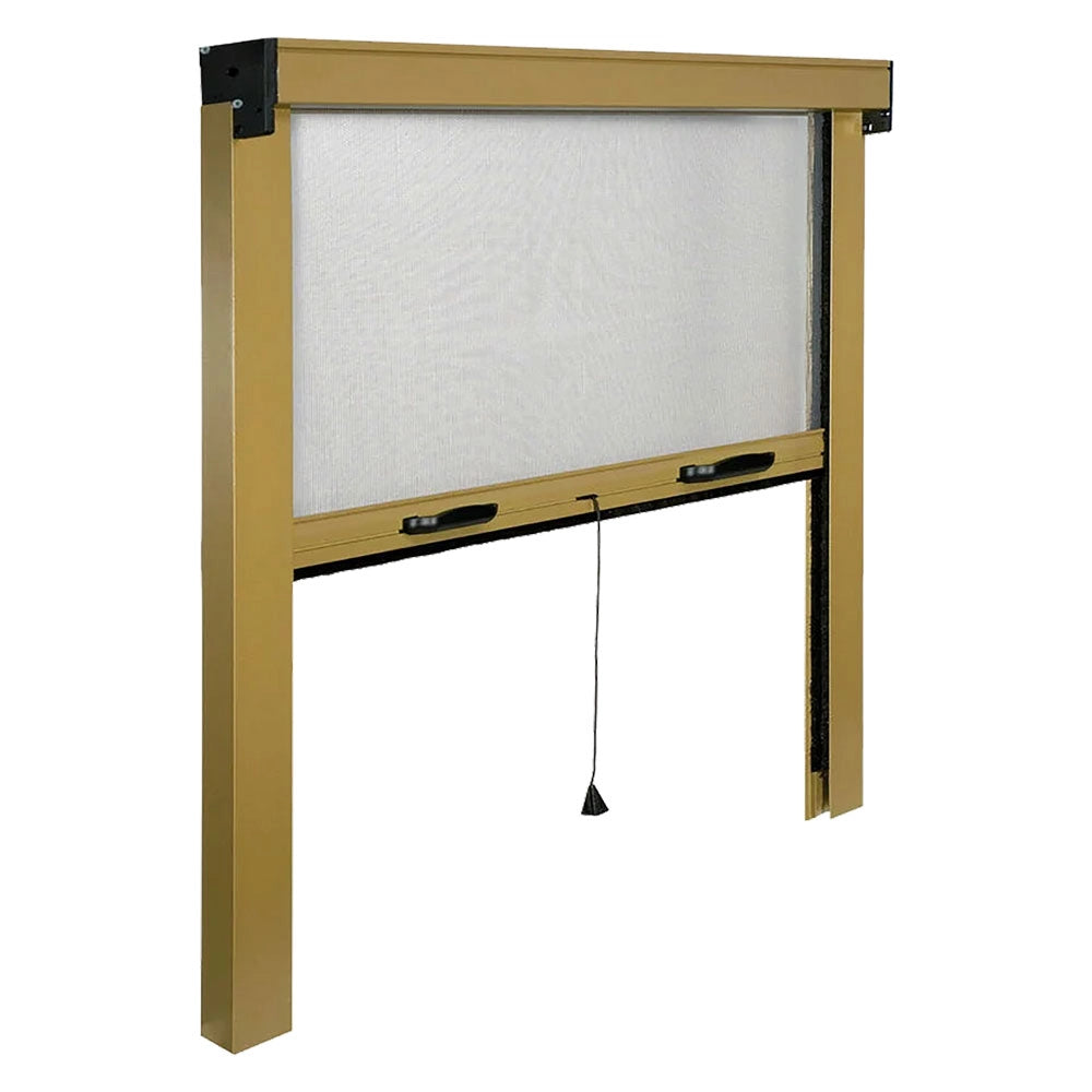 ZANZARIERA A RULLO VERTICALE PER FINESTRA cm 160 x 170 - bronzo  - KASART