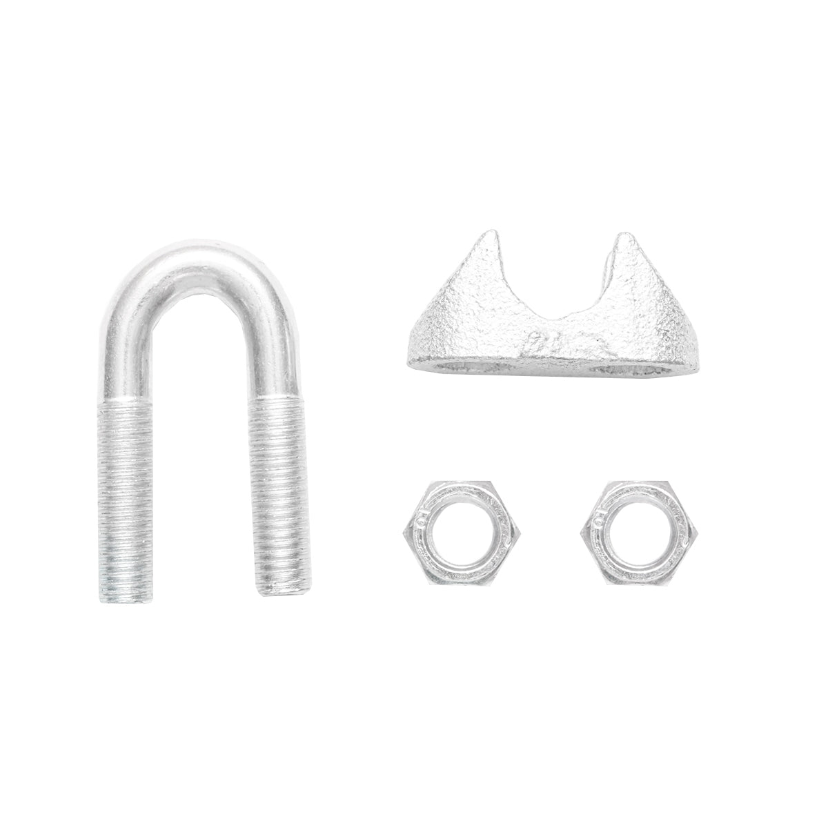 Morsetto zincato DIN 741-12