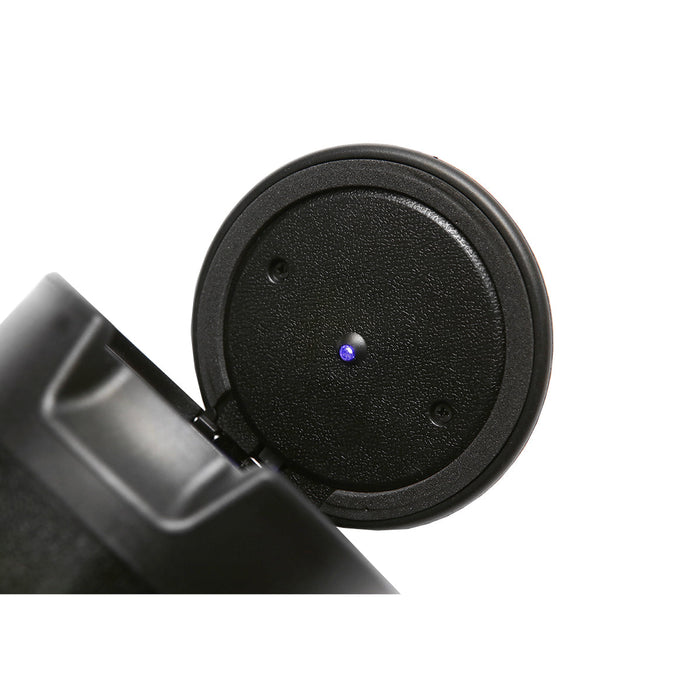 Posacenere universale per auto nero con luce LED blu