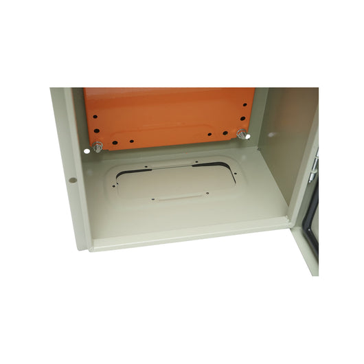 Quadro elettrico metallico con controquadro, PT 400x300x200mm, IP65