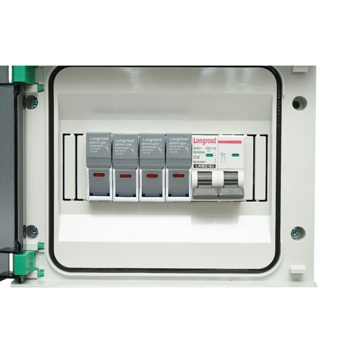 Quadro fusibili da 8 moduli, equipaggiato monofase per sistemi 3–6 kW Breckner Germany