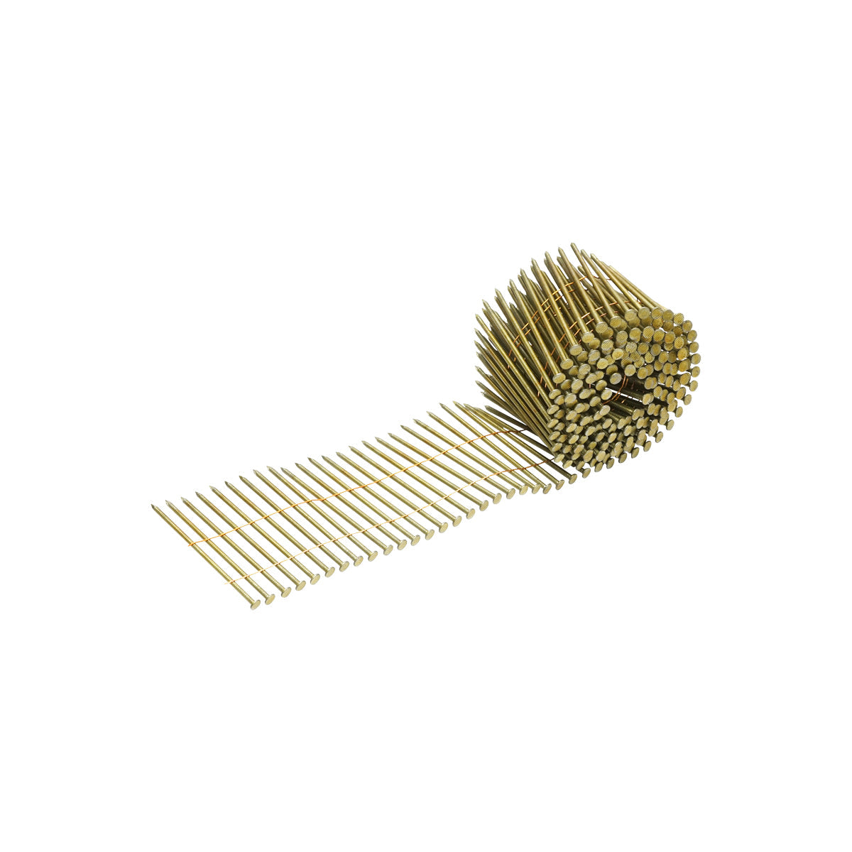 Set di 4500 chiodi su tamburo/rullo, anellati 3,1x90mm, 225 pezzi/rotolo