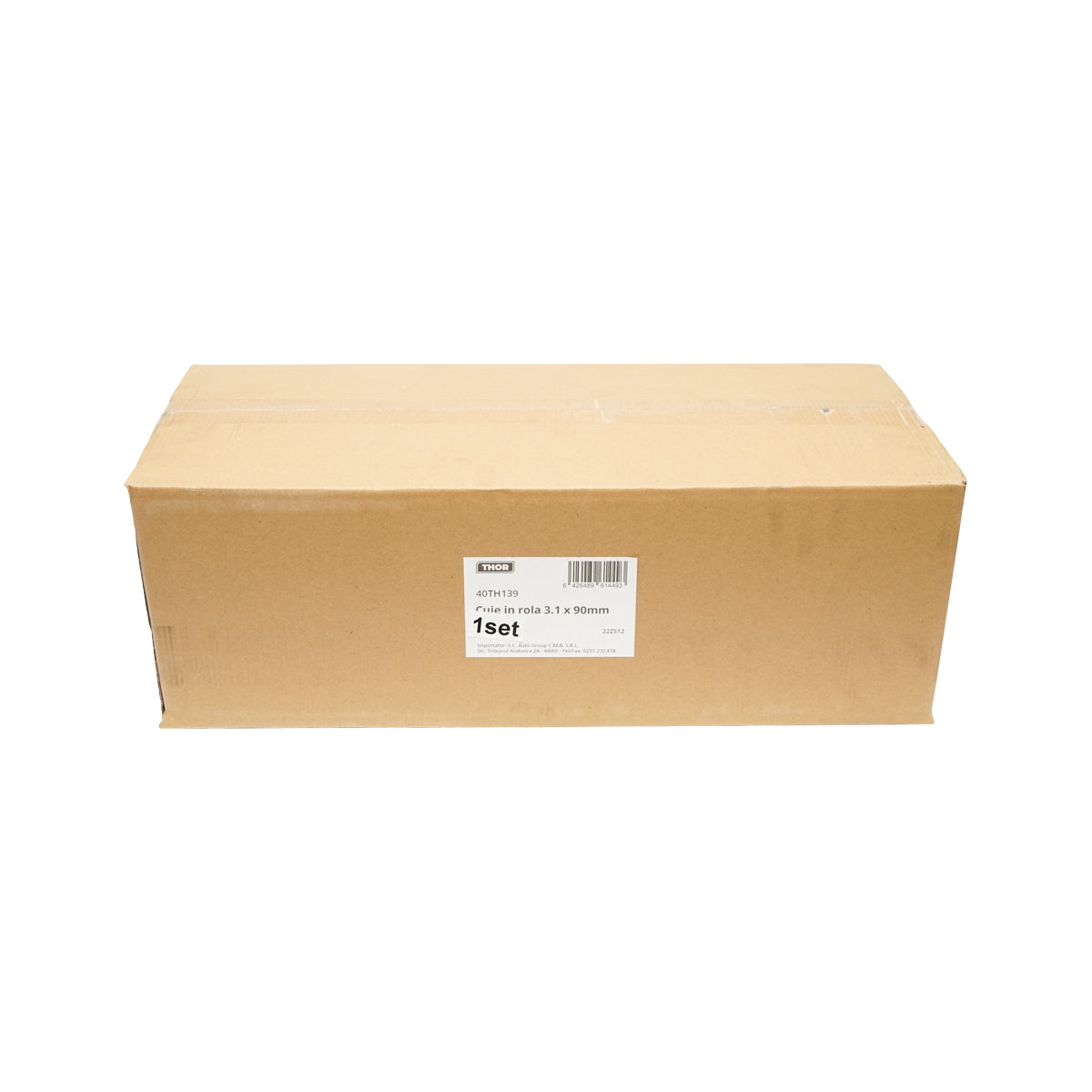 Set di 4500 chiodi su tamburo/rullo, anellati 3,1x90mm, 225 pezzi/rotolo