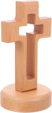 Croci in legno per parete da appendere decorativi ornamenti rustici da tavolo - Croci in legno artigianali