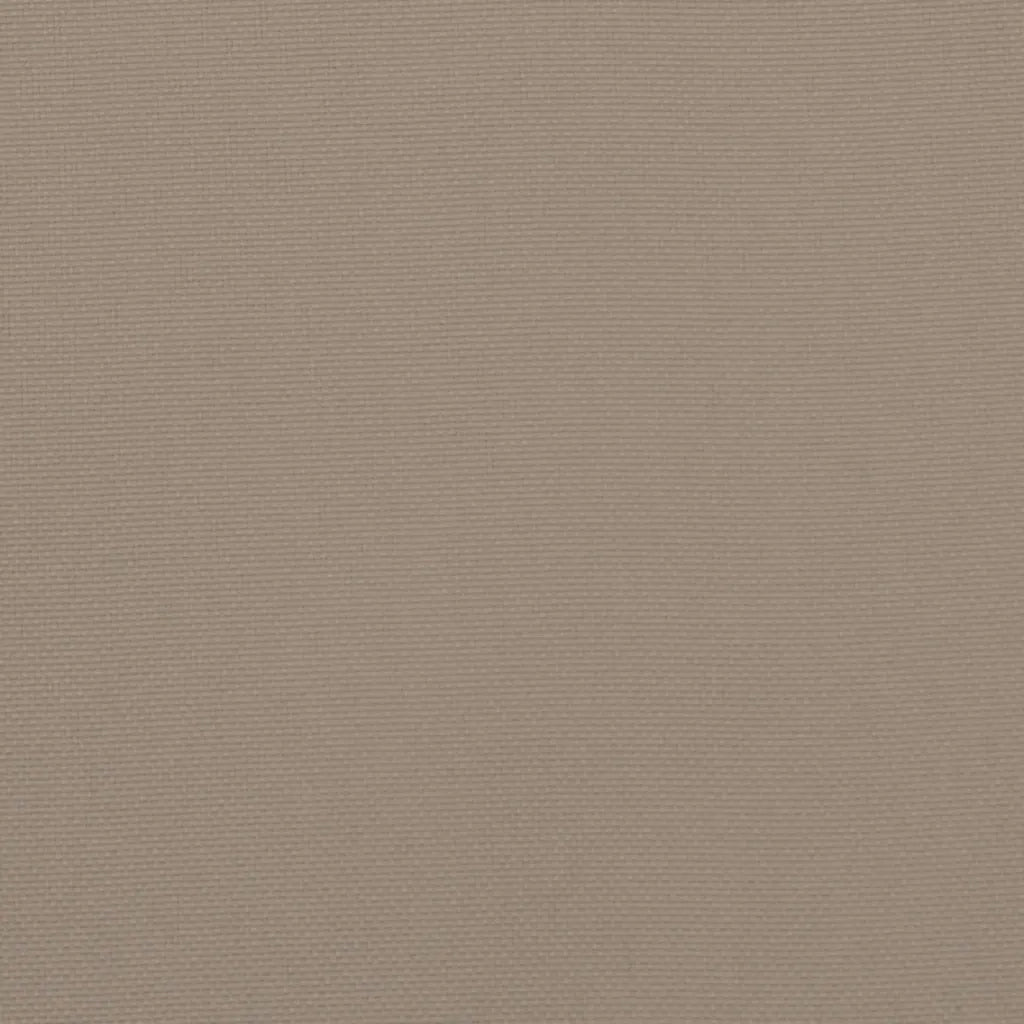 Cuscini Panca da Giardino 2pz Tortora 180x50x7cm Tessuto Oxford 361724