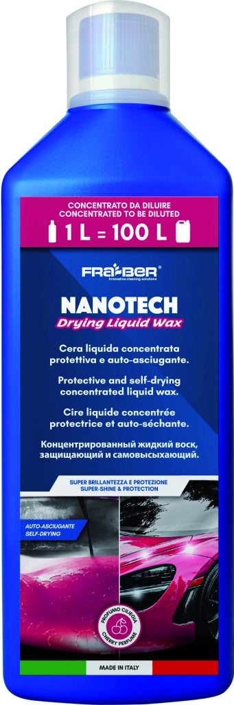 Fra-ber CERA LIQUIDA CONCENTRATA E AUTO-ASCIUGANTE ''NANOTECH'' Lt. 1