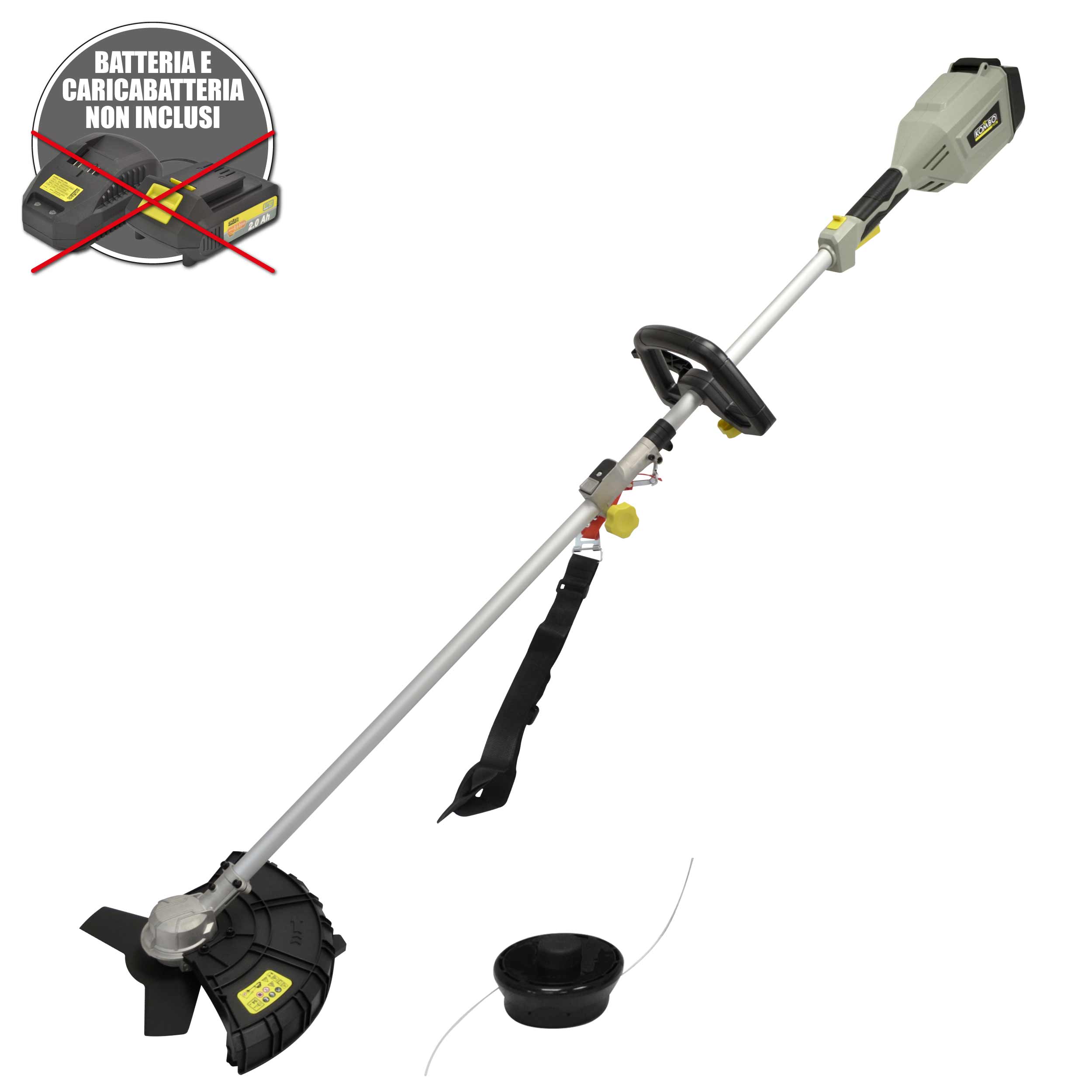 🌿 Decespugliatore Brushless a Batteria KOMBO PRO 20V – 230 Hz