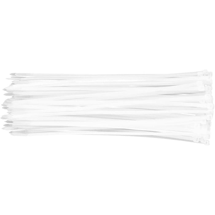 Topex 01-604 fascette a cravatta ta, 3.6 x 300 mm, bianco, 100 ds