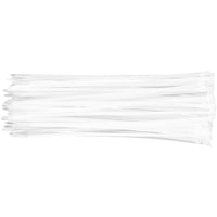 Topex 01-604 fascette a cravatta ta, 3.6 x 300 mm, bianco, 100 ds