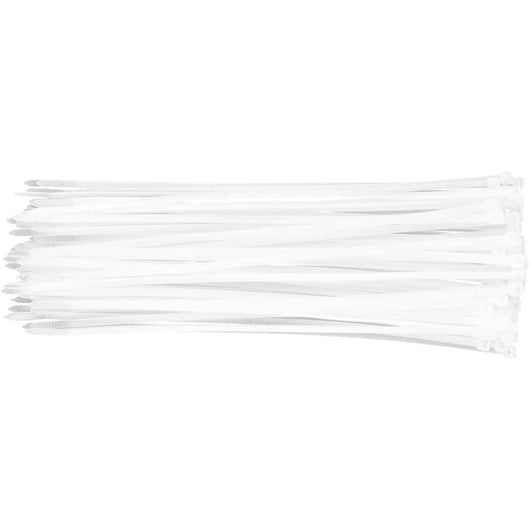 Topex 01-604 fascette a cravatta ta, 3.6 x 300 mm, bianco, 100 ds