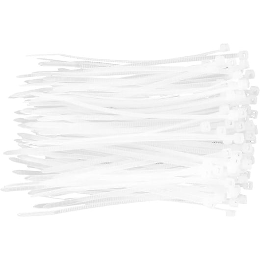 Topex 01-605 fascette a cravatta ta, 2.5 x 100 mm, bianco, 100 pe