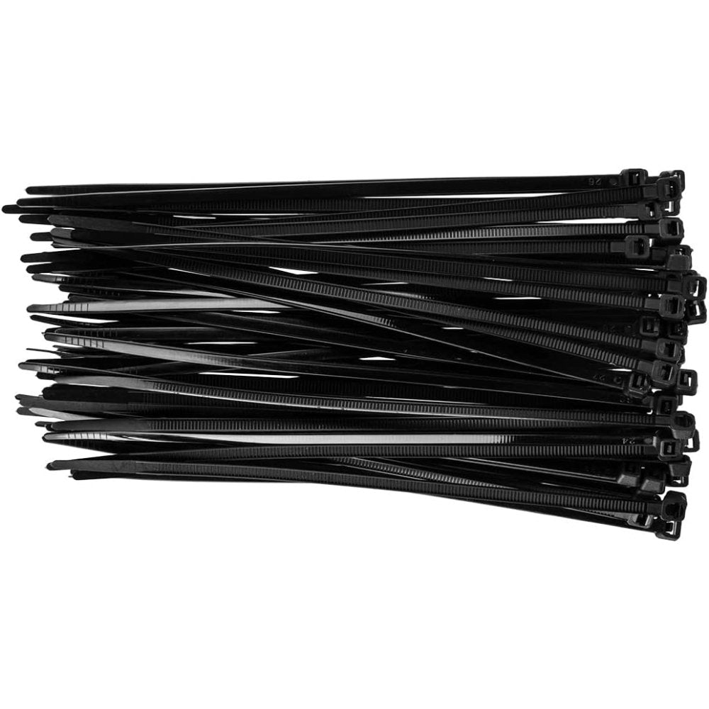 Topex 01-608 fascette a cravatta ta, 4,8 x 200 mm, nero, 75 pezzi