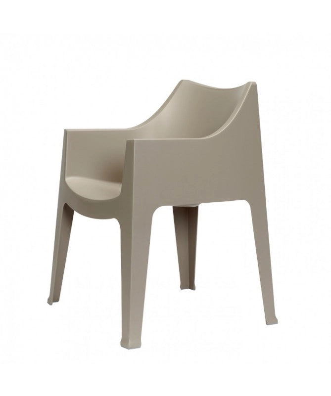 SEDIE COCCOLONA SET DA 2 in TECNOPOLIMERO MADE IN ITALY SCAB DESIGN - Tortora 15