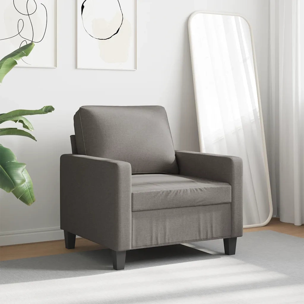 Divano Sedia-Poltrona Tortora 60 cm in Tessuto 410326