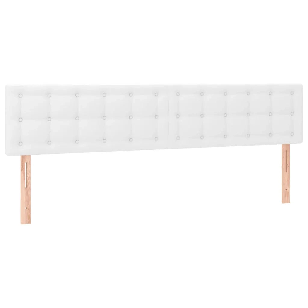 Giroletto a Molle con Materasso Bianco 200x200cm in Similpelle