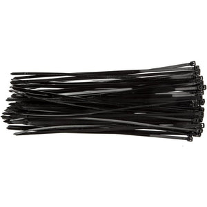 Topex 01-610 fascette a cravatta ta, 4,8 x 300 mm, nero, 75 pezzi