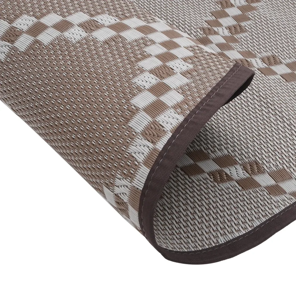 Tappeto da Esterno ARAKIL Marrone Ã˜200 cm PP