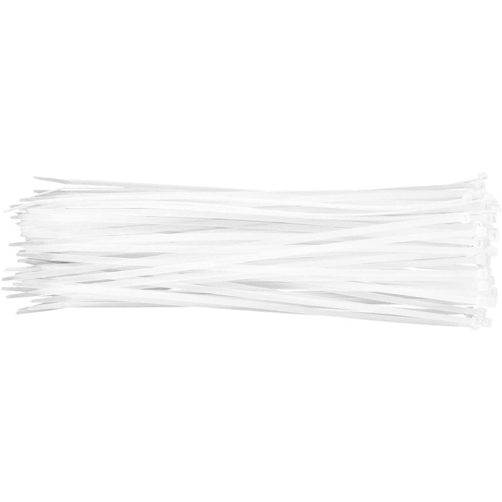 Topex 01-611 fascette a cravatta ta, 4.8 x 370 mm, bianco, 75 pez