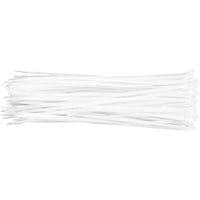 Topex 01-611 fascette a cravatta ta, 4.8 x 370 mm, bianco, 75 pez