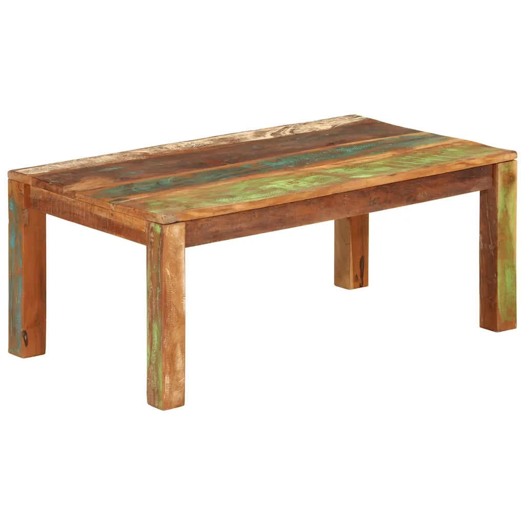 Tavolino da CaffÃ¨ 110x55x40 cm Legno massello recuperato