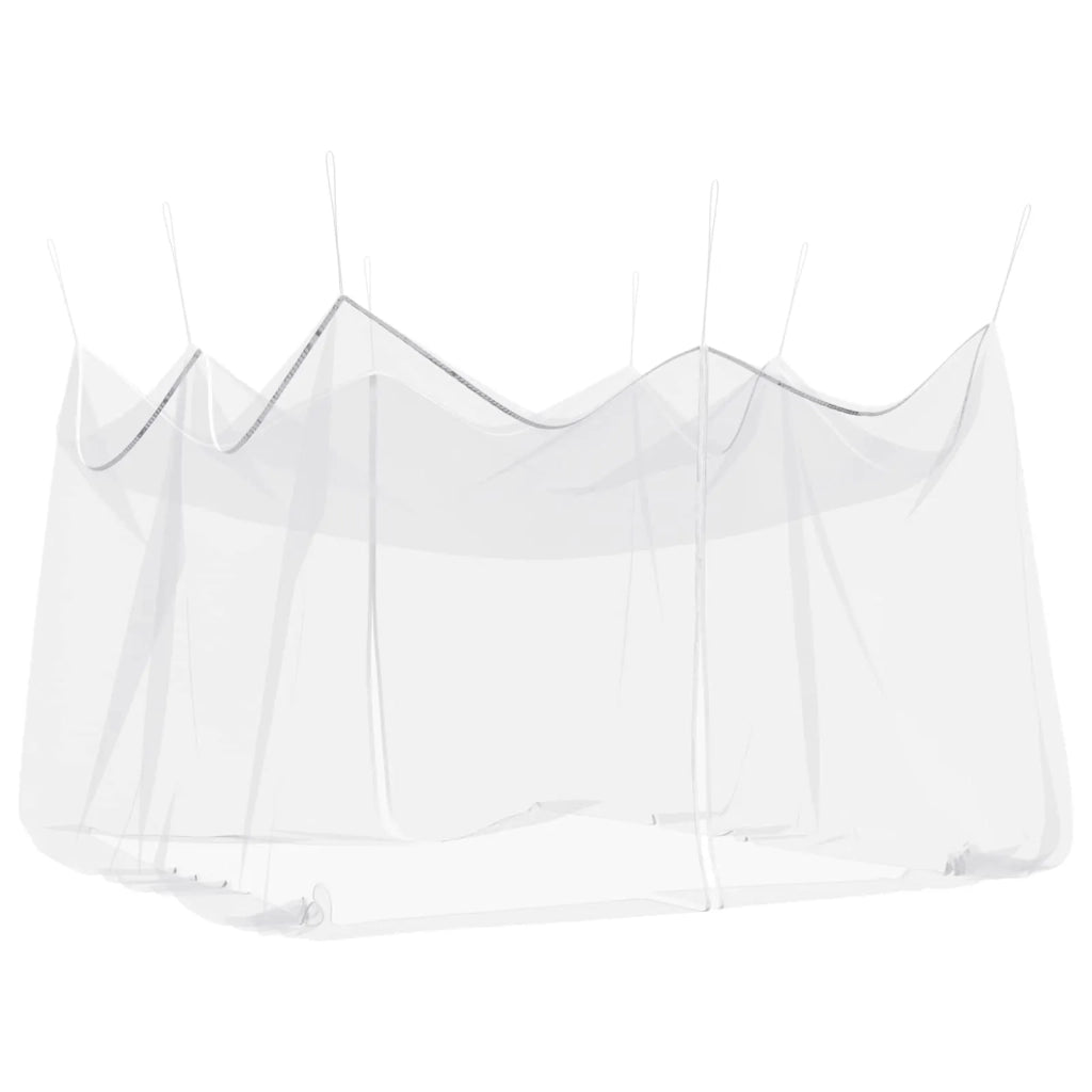 Zanzariera da giardino 156 Mesh Bianco 4 x 4 x 2,5 m Poliestere 42033541
