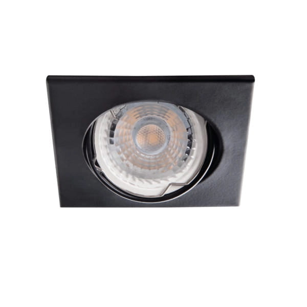 Faretto incasso soffitto Kanlux ALOR 26732 nero GU10