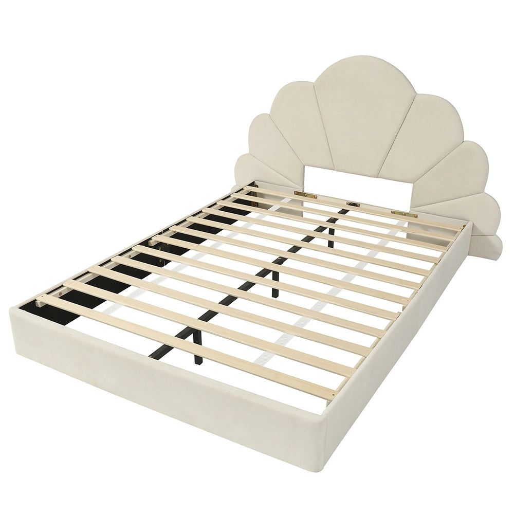 Letto-Xylo-140x200 cm-doppio, doghe, testiera, bianco