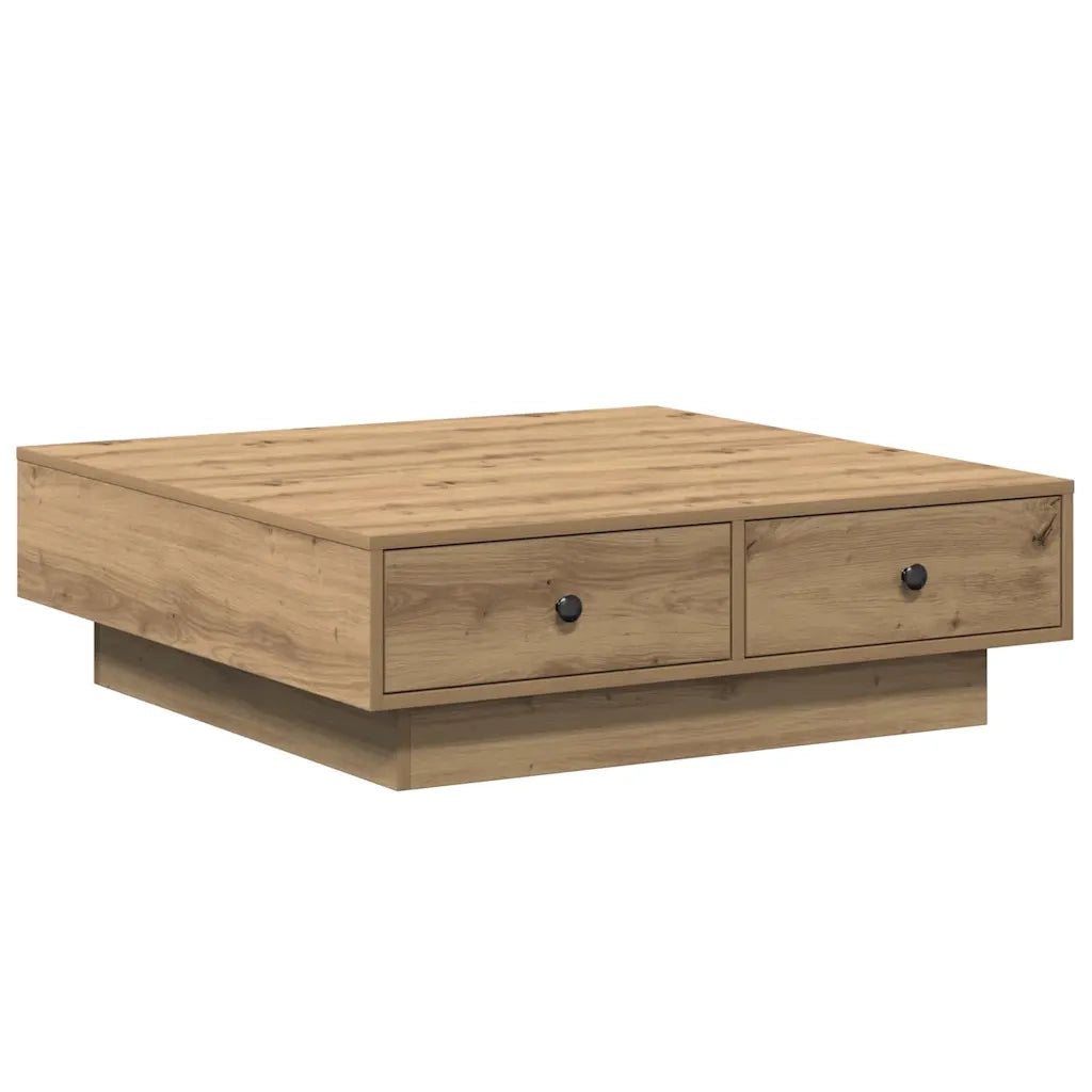 Tavolino da salotto Rovere artigianale 90 x 90 x 28 cm 868803