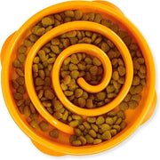 Ciotola per Cane Fun Feeder Slo - Antischizzo - Arancione - Medio/Mini