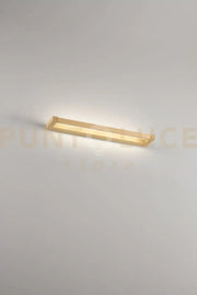Slim applique in metallo oro opaco LED 24W CCT 2700K 3000K 4000K 1920Lm 59,2cm orientabile