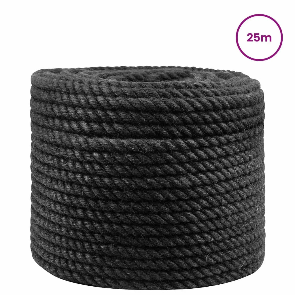 Corda di Juta 10 Nero 100% juta Tossa 42011613