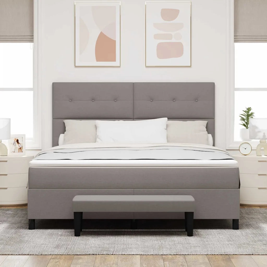 Letto a molle con testiera Talpa 180 x 200 cm Tessuto 3344090