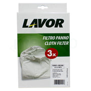 Confezione 3 pezzi Filtro In Panno per Aspiracenere Lavor