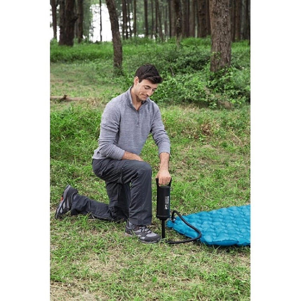 Trade Shop - Pompa Di Gonfiaggio Manuale 36 Cm Volume 1.850 Cc 3 Adattatori Per Valvola 62003 -