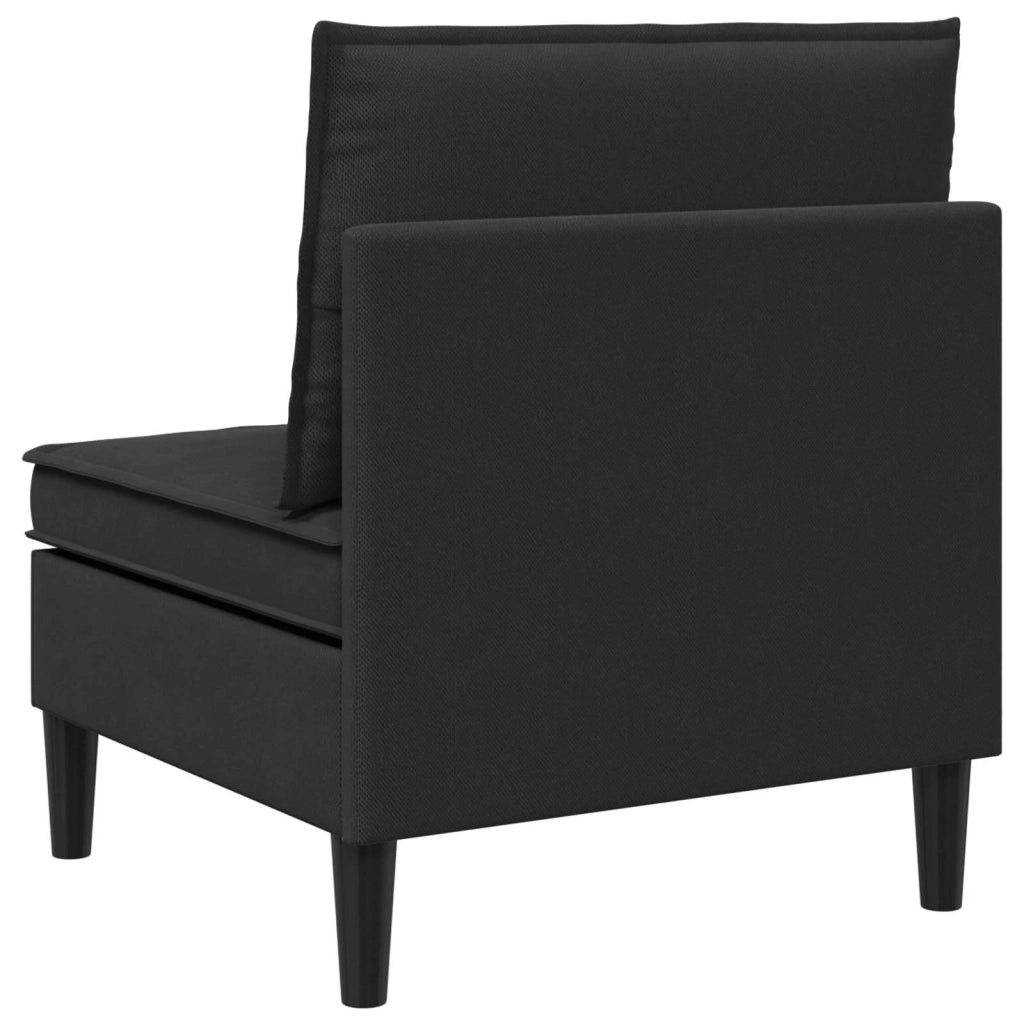 Divano Medio con Storage Nero Velluto 42027121