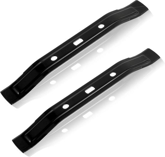 Due lame di taglio robot da 28 cm adatte per robot tagliaerba Stihl, adatte per lame di taglio robot RMI Viking MI 632 PC 632 P 632 C iMow, lame di taglio robot sostitutive in acciaio inossidabile (nero).