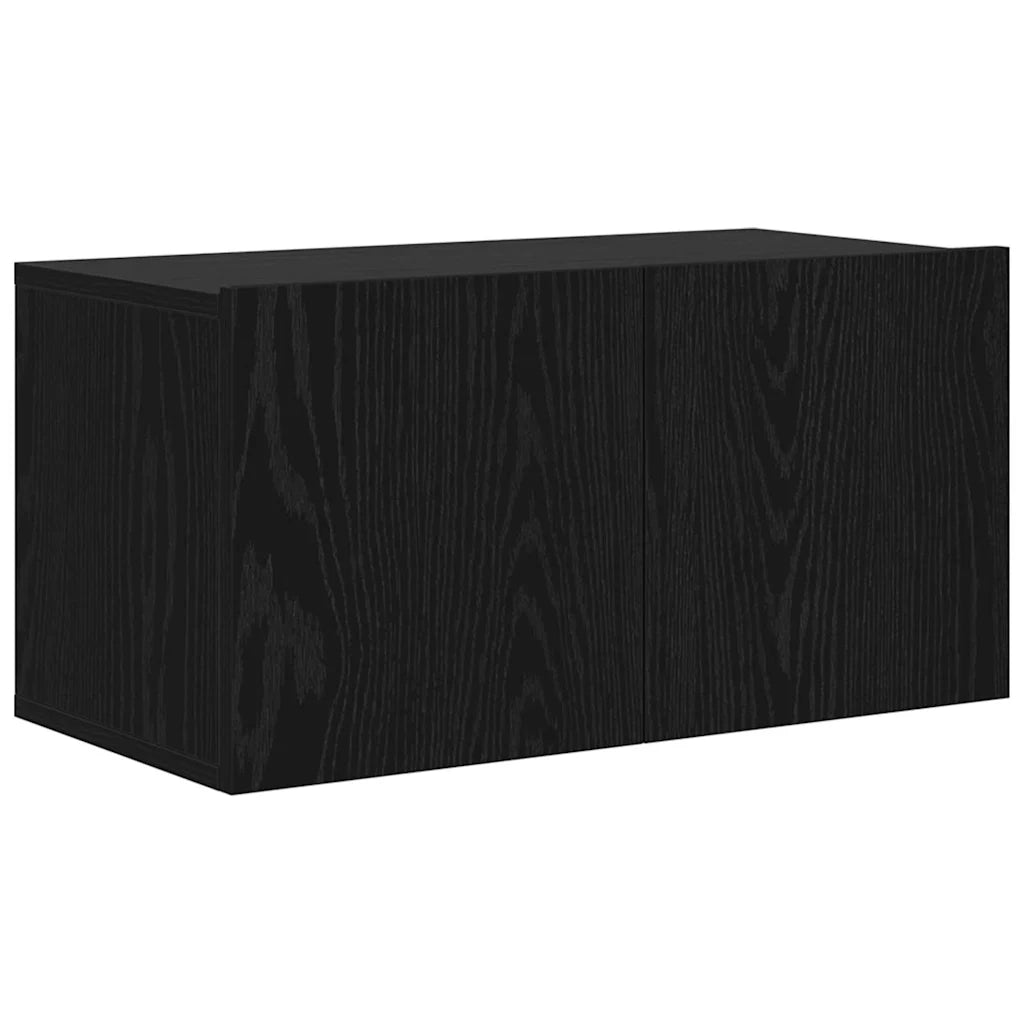 Set mobile TV-Credenza per TV Nero 60 x 30 x 30 cm Legno multistrato