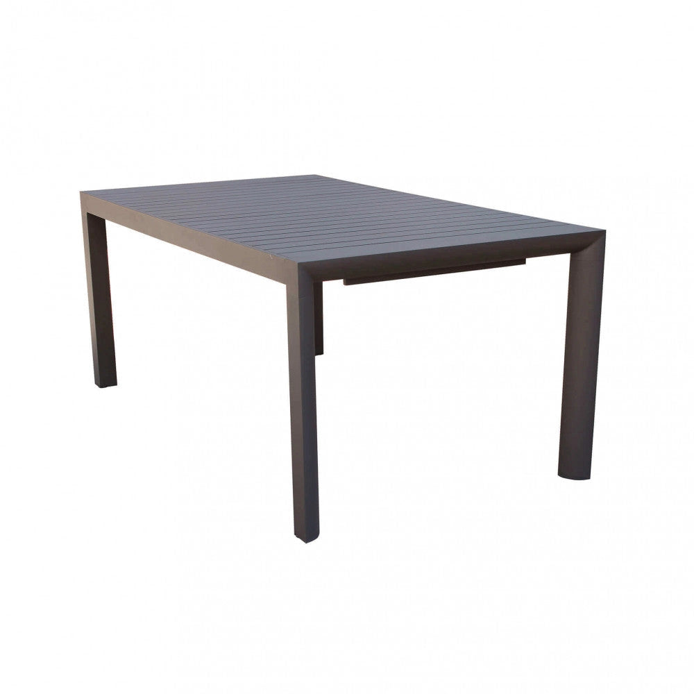 Tavolo Allungabile Houston 225/300x100x75 h cm in Alluminio Taupe