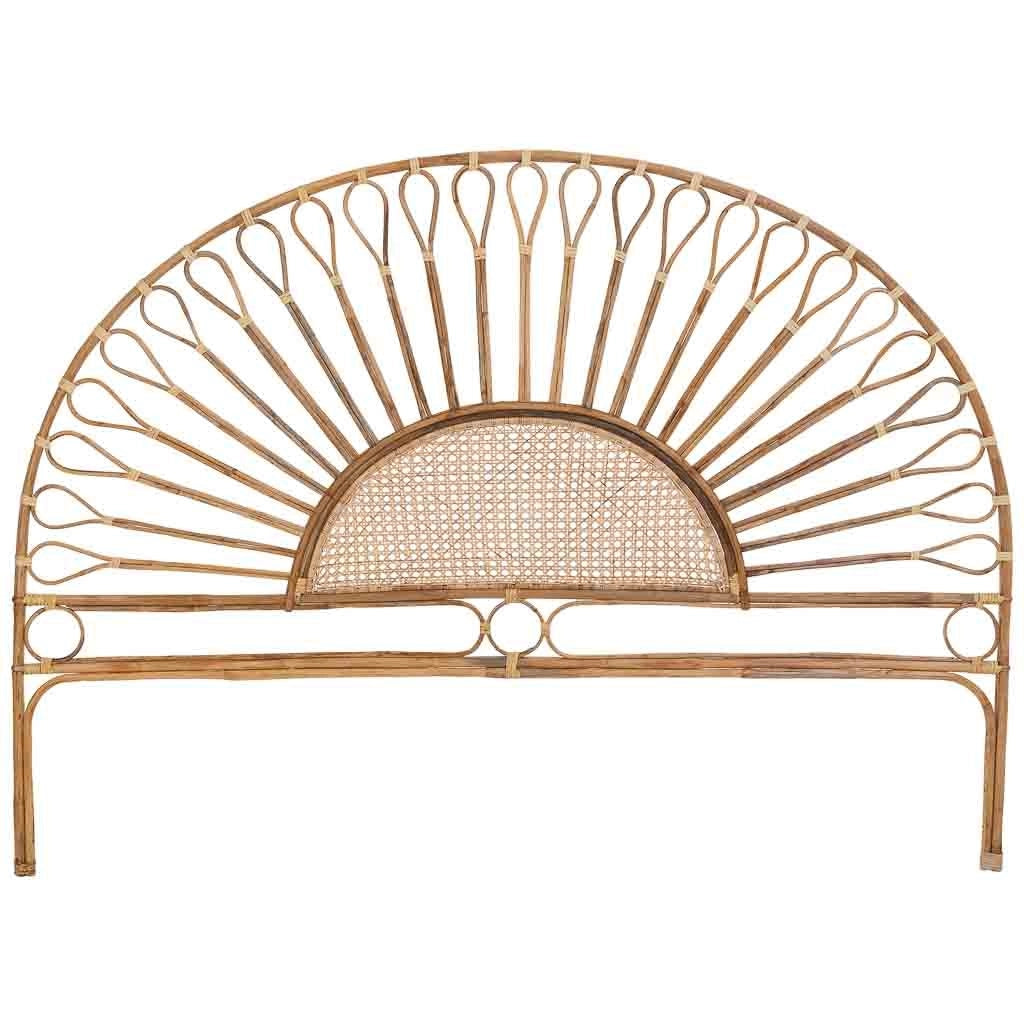 Testiera letto in canna 178x02x127h cm