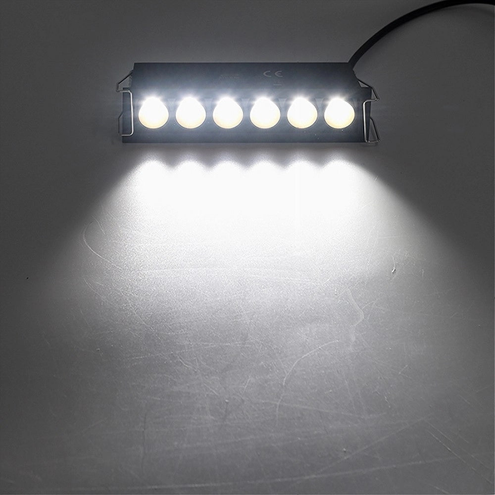Trade Shop - Faretto Led Rettangolare Incasso 11w Luce 6000k 4000k 3000k Moderno Nero Xtd-6-n -